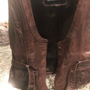 Genuine Leather Woman’s Vest